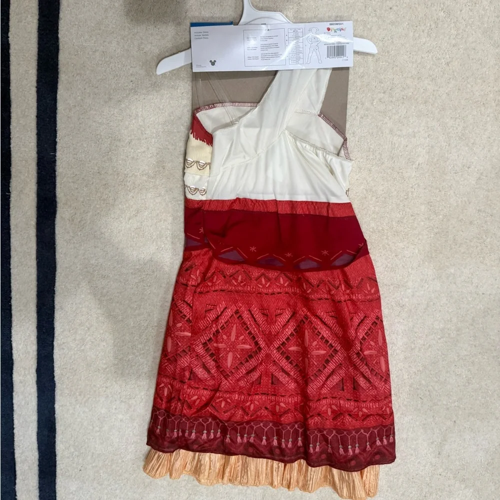 NWT Size Medium (7-8) Disney Kids' Moana Classic Dress